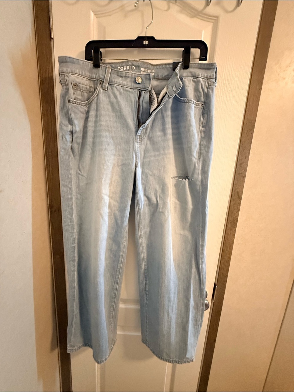 Torrid Light Blue Relaxed Straight-Leg Jeans